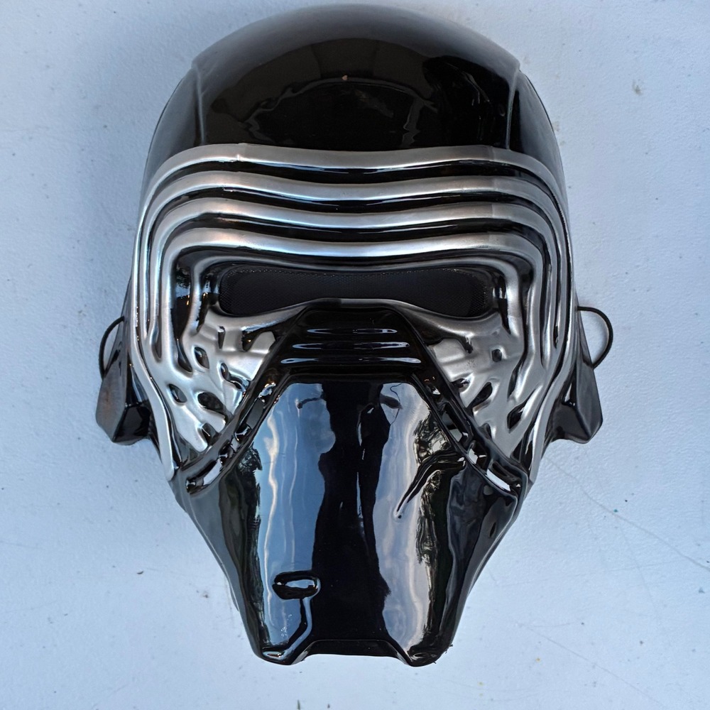 Star Wars Kylo Ren Costume Mask Kids Black Silver Lucasfilm Cosplay Helmet